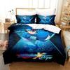 Set Biancheria da Letto Mega Man X DiVE Singolo Gemello Matrimoniale Queen King Size Set Letto Camera da Letto Ragazzi Adulti Set Copripiumino Set Lenzuola Anime 3D
