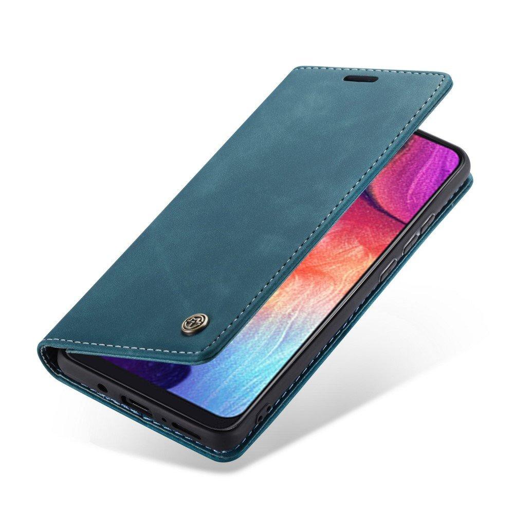 CASEME for Samsung Galaxy A50/A50S/A30S, Leather Wallet Case, Blue