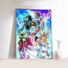 1 pièce Classique anime S-Saint S-seiya Affiche Auto-adhésive Art Papier Imperméable Autocollant Décor Mural Maison de Café Bar Chambre
