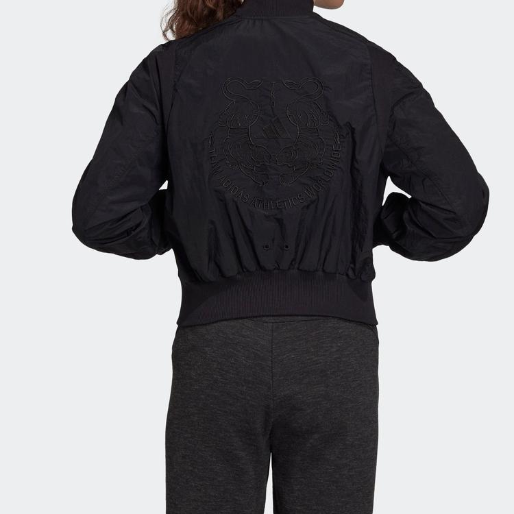 adidas Vrct Jk Woven Jacket With Tiger Embroidery Women Jackets Black FK0975