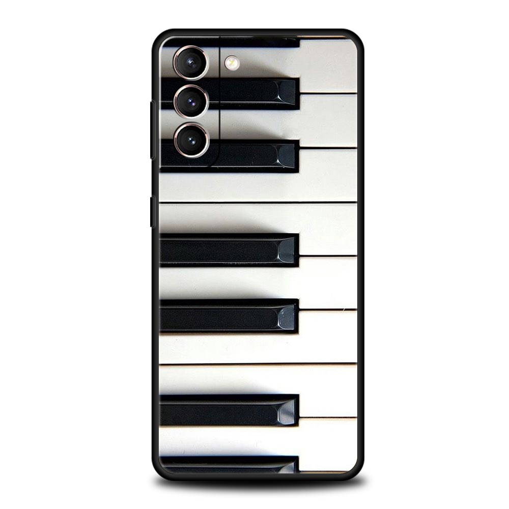 Music Instrument Guitar Piano Phone Case For Samsung Galaxy S24 S23 S22 5G S20 Ultra S21 FE S10 S9 Plus S10E S8 Lite 20 Cover