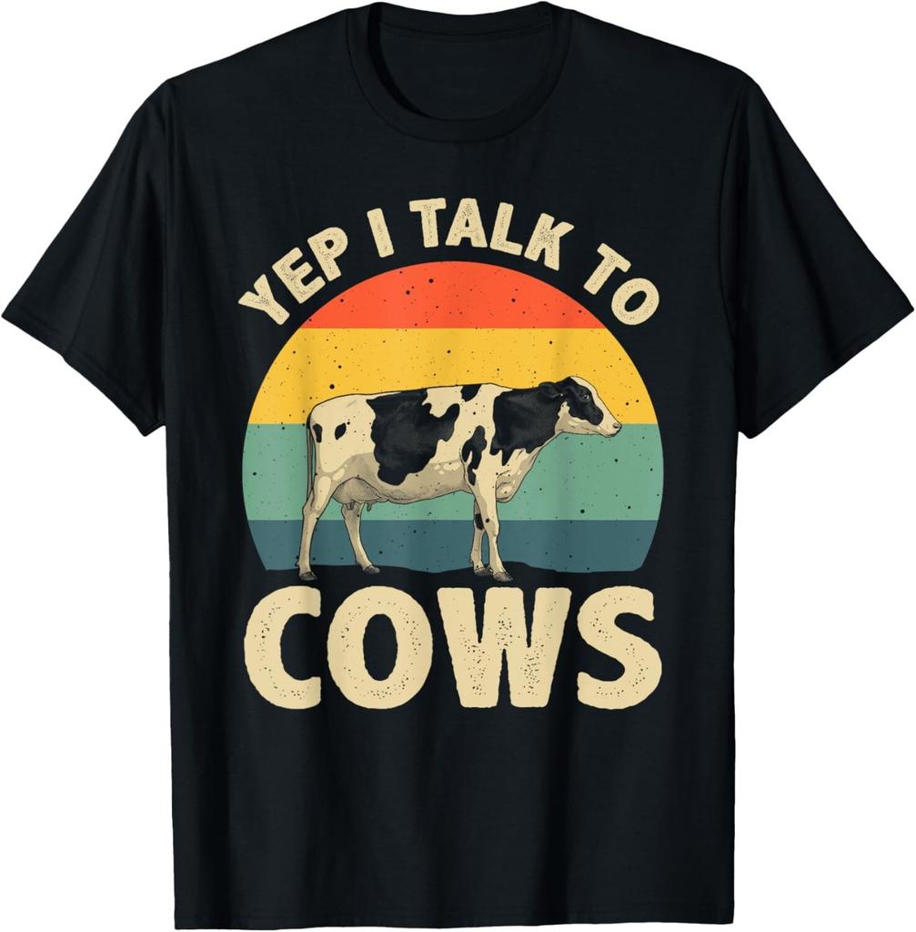 Cool Cow Design For Men Women Dairy Farmer Farming Cow Lover Gift Unisex T-Shirt