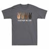All Lives Matter Hands Together We Can Kindness Gift Men's Funny Cotton T-Shirt
