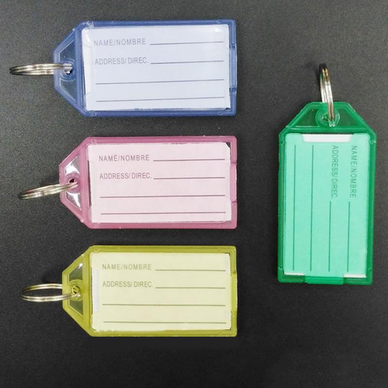 Hotel Candy Color Clasificare Număr de marcare Office Renovate Breloc Etichetă pentru bagaje din plastic