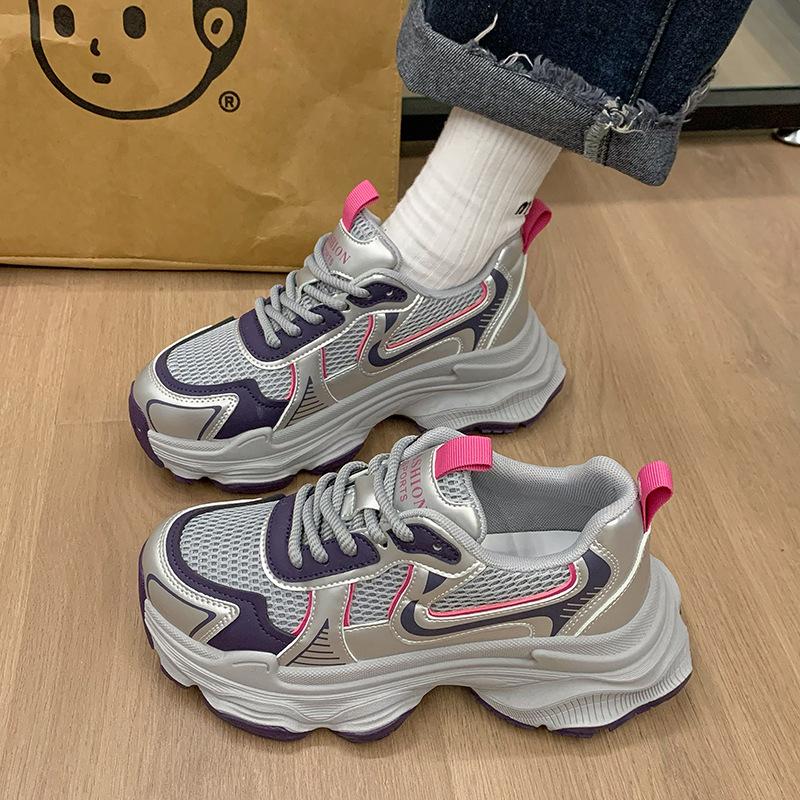Fashion Women's Sneakers With Platform Summer Shoes Woman-shoes Tennis Female Thick Sole Casual 2025 Roses Trainers Leisure Women's Snea