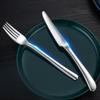 LFGB Certificated 316 Stainless Steel Steak Cutlery Ultra Sharp Banquet Knife and Fork Well Polished Flatware for Family Dining