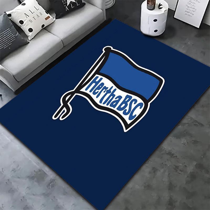 Hertha BSC Carpet Rug for Living Room Bedroom Home Sofa Decoration,Kids Play Non-slip Floor Mat