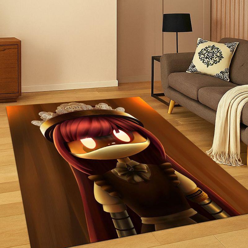 Murder Drones Game UZI V Cartoon Carpet Rug for Home Living Room Bedroom Sofa Doormat Decor,Large Area Rug Non-slip Floor Mat
