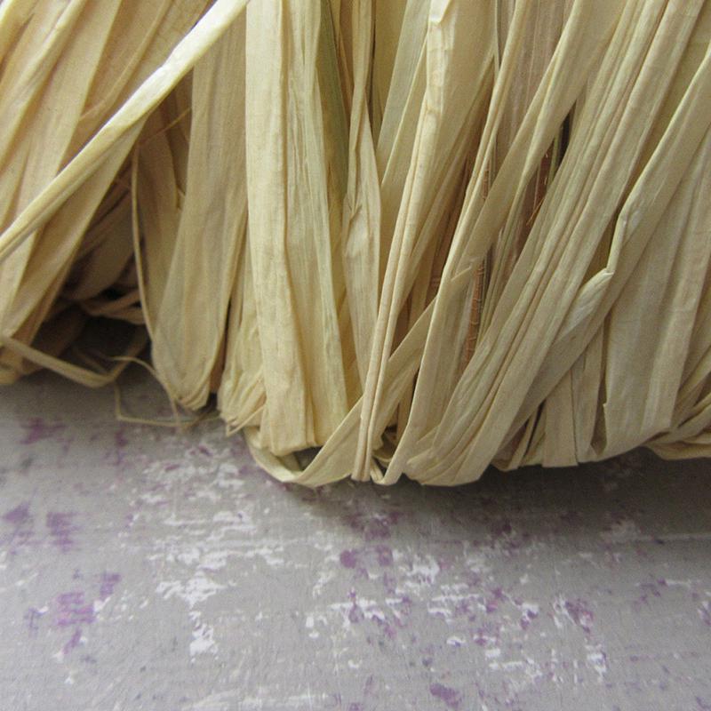 1 Pç/conjunto Ráfia Natural Junco Amarrando Fita Artesanal Barbante de Papel 30g