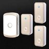 Wireless Self-Powered Doorbell with Remote Chime and Elderly Button, Three-in-One Design for Long-Distance Use