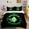 Werder Bremen Logo Bedding Set Bedding Duvet Cover Set Duvet Cover Pillowcases Home Decor (1 * Duvet Cover 2 * Pillowcases, Without Duvet Insert)