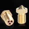 Hot End Three Eyed Spray Nozzle High Durability Easy To Install Universal High Flow Nozzle 3D Printer Accessories