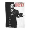 Scarface Tony Film Decken Weiche Warme Flanell Überwurfdecke Tagesdecke für Bett Wohnzimmer Picknick Reise Zuhause Sofa