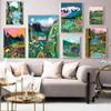 Reizen Columbia Mexico Kunstposters Canvas Schilderij Berg Zonsopgang Woestijnlandschap Prints Wandelen Foto's voor Huisdecoratie