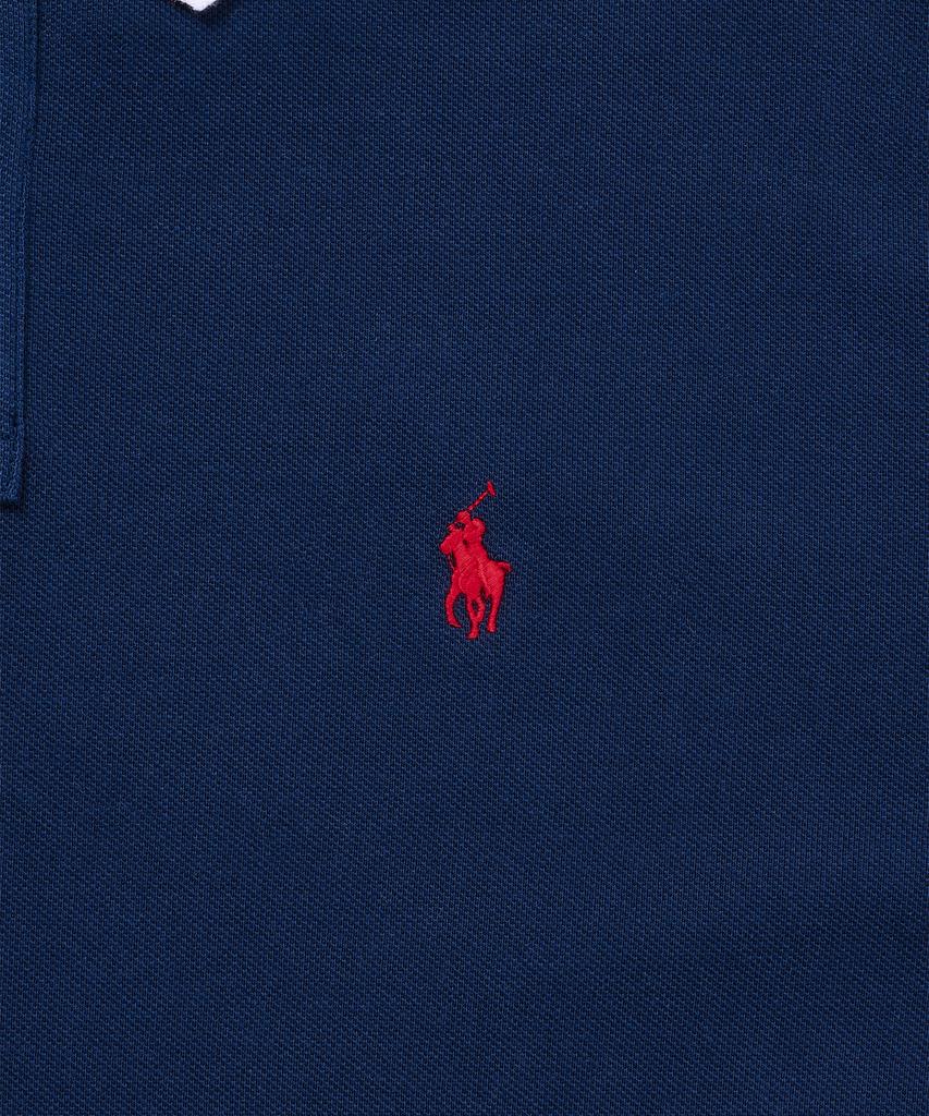 POLO RALPH LAUREN Custom Slim Fit Mesh Polo Shirt - Blue