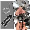 2024 New Auto Wheel Bolt Caps Puller Hook Anti-theft Removal Screw Tool Extractor Cap Hook Cap Nut Removal Wheel Cover B9m0