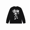 Unisex Stusy Printed Pure Cotton Round Neck Sweatshirt - Trendy, Loose, Casual Style