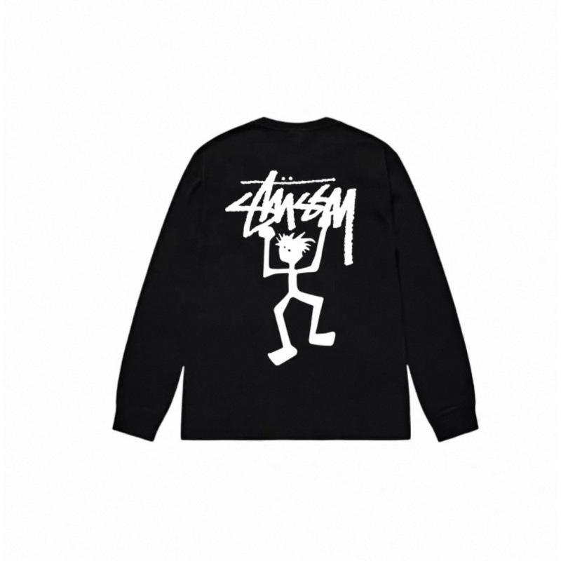 Unisex Stusy Printed Pure Cotton Round Neck Sweatshirt - Trendy, Loose, Casual Style