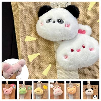Squeeze Panda Plüsch Schlüsselanhänger Weiches Schweinchen Cartoon Plüsch Gefüllte Schöne Schlüsselanhänger Huhn Frosch Schwein Auto Schlüsselanhänger Rucksack Dekor