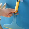 Glass Wiper for Window Shower Door Car Flexible Soft PP   Clean Tool with Curved Handle