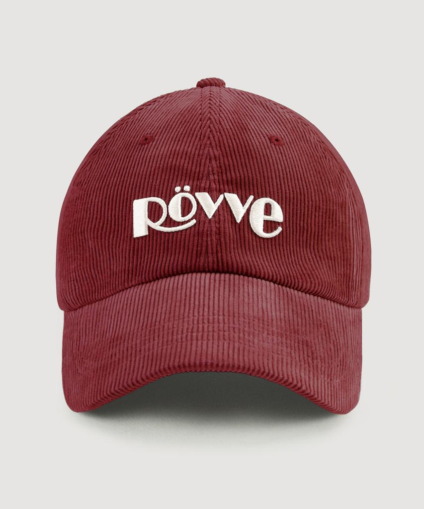ROVVE Corduroy Logo Cap (Burgundy)