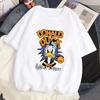 Cute Mickey Mouse Printed T-shirt Fashoin Graphic T Shirt Harajuku Summer Women Casual Short Sleeves Streetwear Tees