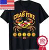 Das Krabbenfünf Krabbenflagge Maryland T-Shirt Unisex T-Shirt