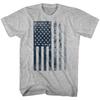 Tricou bărbătesc patriotic SUA, cu aspect uzat