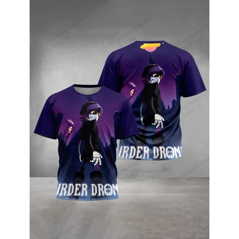 Funny Anime Game Murder Drones 3d Print T-shirt Men Women Fashion Large Size Hip Hop Tops Tees Children T Shirt Short Sleeve