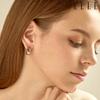 Boucles d'oreilles 14K Twist One-Touch (Épingle en or) ELGPEE410