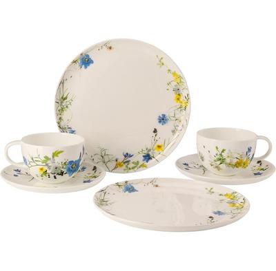 Servicio Rosenthal Brillance Hueso de China Flores Alpinas, 6 piezas (10530-405108-28597)