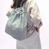 Unisex Color Block Backpack Sport Backpack Student Drawstring Schoolbag