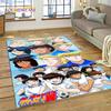3D Cartoon Captain Tsubasa Football Carpet Rug for Bedroom Living Room Home Sofa Decoration,Children Game Large Decor Floor Mat