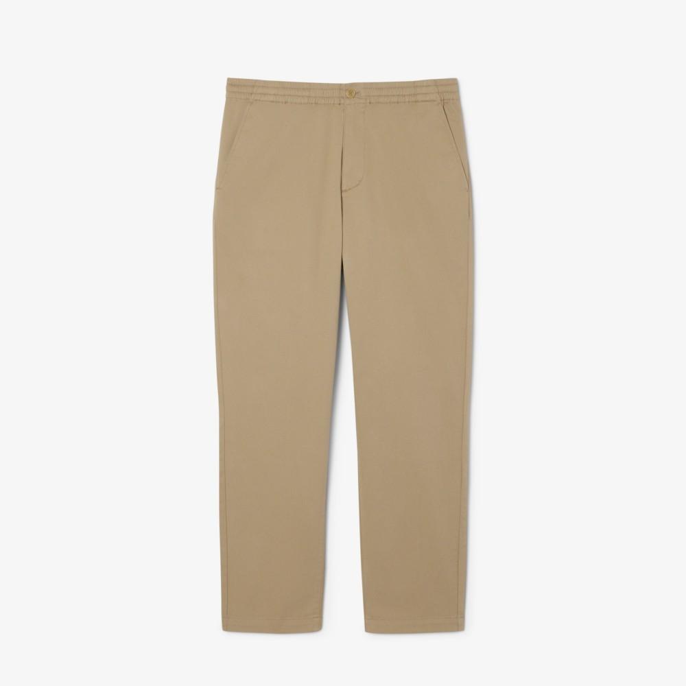 Lacoste Men's Cotton Stretch Regular Fit Banded Pants XH0062-55NCB8