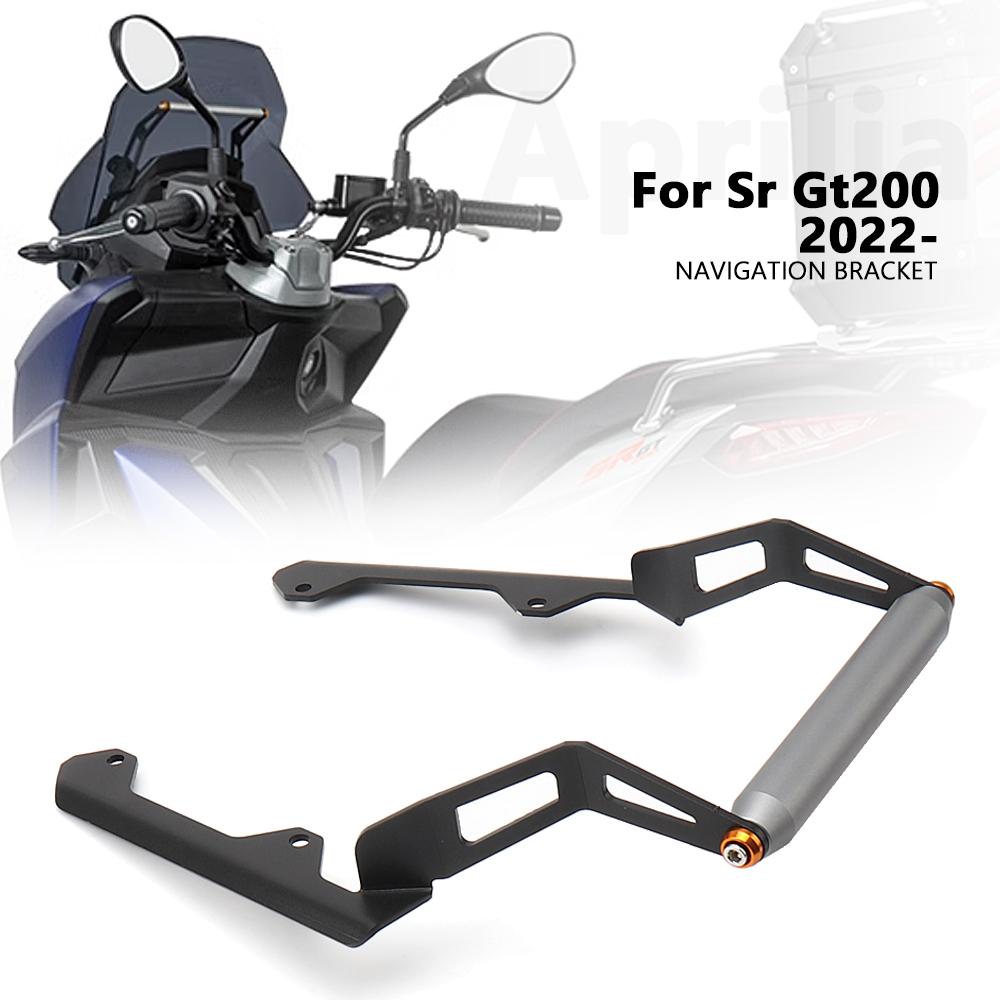 Motorcycle Windshield Stand Holder Phone Mobile Phone GPS Navigation Bracket For APRILIA Sr Gt200 SR GT200 GT 200 2022 2023