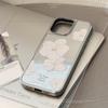 Gentle and Elegant Suitable for 16 Apple 15promax Phone Case Iphone14 Mirror Flower 13 Korean Style 15 Electroplated