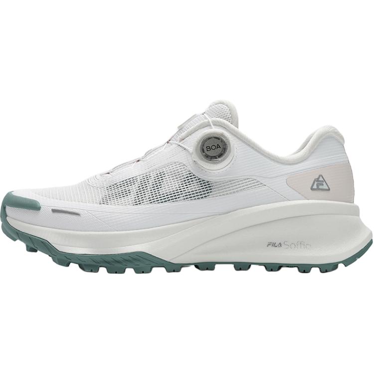 Fila Boa Confortables Polyvalentes Durables Basse Tige Chaussures de Trail Running Baskets pour Femme Blanc A12W531204F-BW