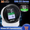 85mm Digitálny GPS tachometer s počítadlom kilometrov, GPS anténou, TFT obrazovkou, vodotesný voltmeter. Univerzálny pre 12V 24V auto, loď, motocykel
