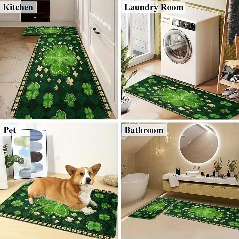 1PC Motorbike  Kitchen Rug Non-Slip Door Mats Pop Design Bathroom Rug Bath Mat Carpet for Home Sink Laundry Decor