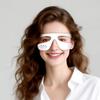 Rotlichttherapiebrille Unteraugenmassagegerät Tragbares Augenpflegegerät LED Augenperfektor zur Faltenentfernung Hautstraffung