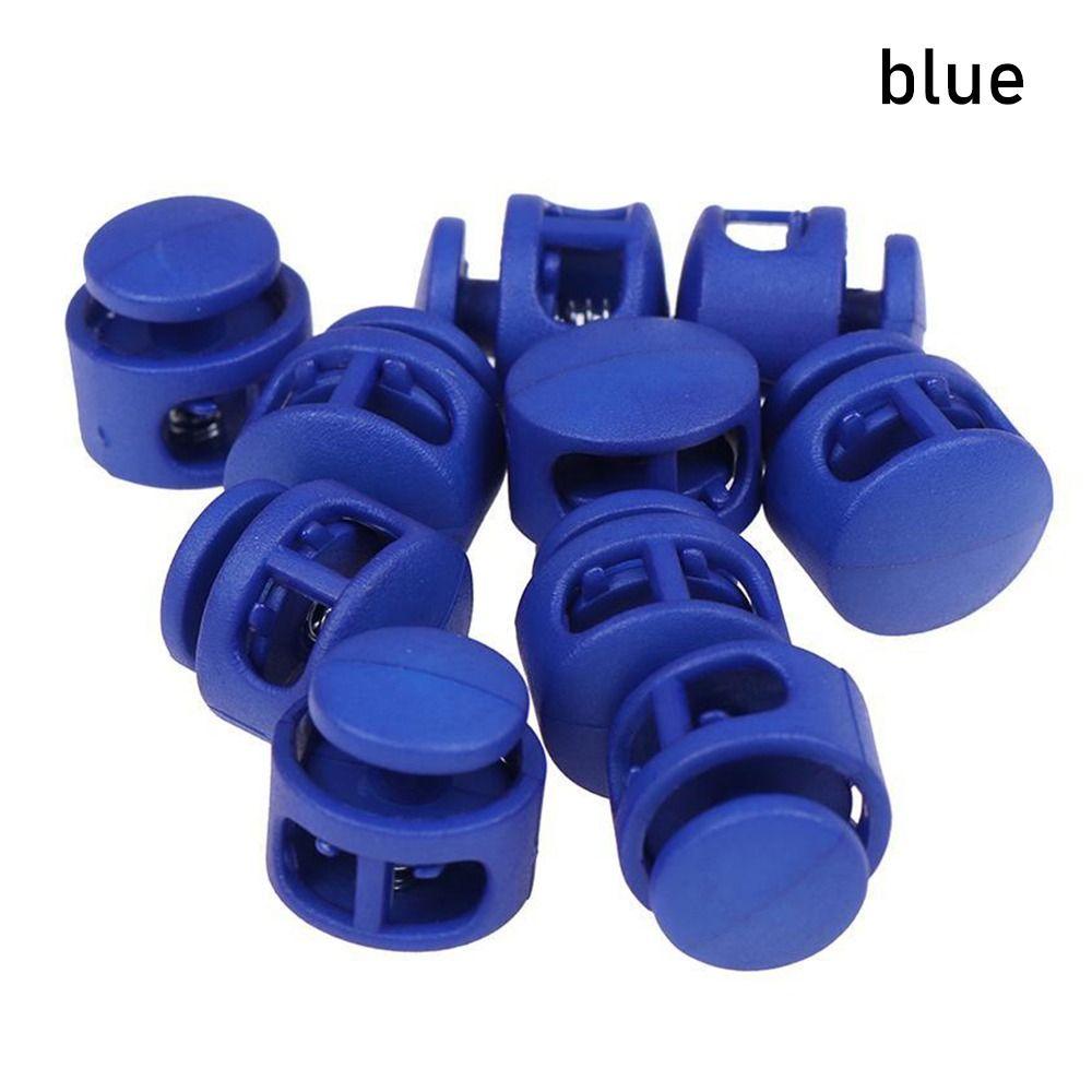 10Pcs Toggle Clip Buckle Spring Cord Lock Stopper Rope Clamp Backpack Sportswear Shoelace Paracord Lanyard Bag Parts Accessories