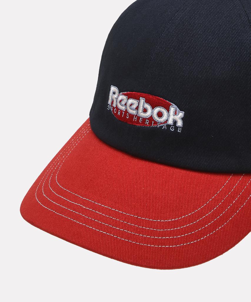 REEBOK Two-Tone Logo Ball Cap - Navy:Red