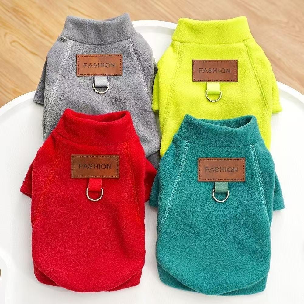 Fleece Small Dog Hoodies Warm Pet Pullovers New Puppy Sweatshirt for Cold Weather