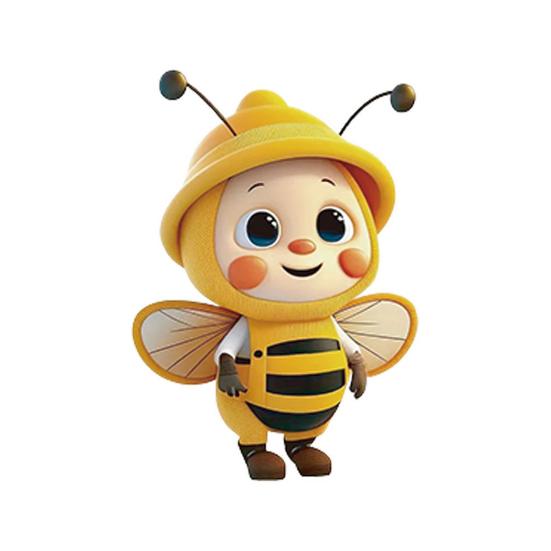 Décoration Suspendue en Acrylique Abeille Imprimée Petit Ornement Abeille Simple Face Rétroviseur de Voiture