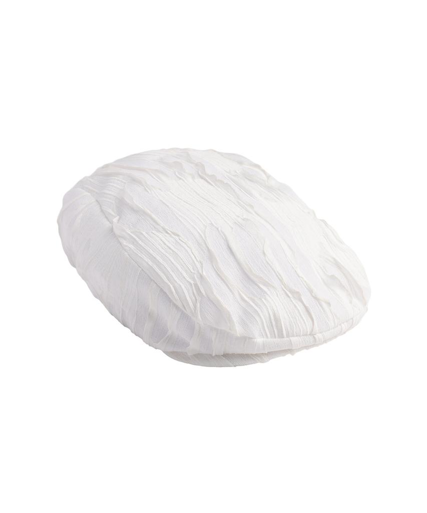 FANCY CLUB Lace Banding Hunting Cap (White) F25Qe996