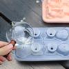 Bac à glaçons en silicone pour chat 4 cavités de qualité alimentaire à dégagement facile réfrigérateur été cocktail whisky 3D chaton machine à glaçons moule fournitures de cuisine