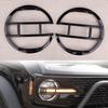 1 Pair Black Front Headlight Protector Guard Cover Trim ABS Fit for Ford Bronco    2024