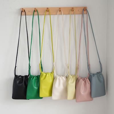 Women's Mobile Phone Bag Faux Leather Crossbody Phone Bag Solid Color Portable Phone Purse for Daily Life Travel Shopping