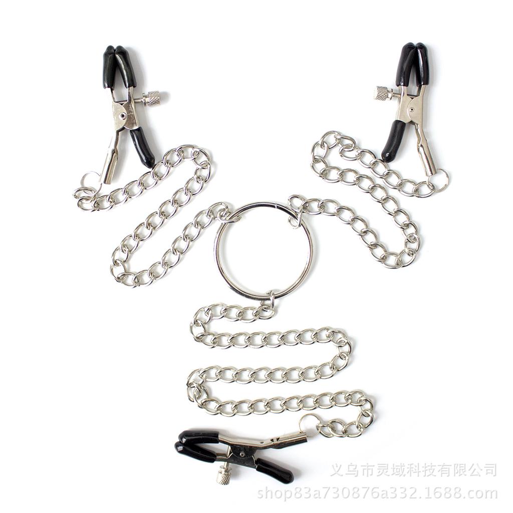 Erotic Trumpet Nipple Clamps Set for Couples - Three-Clip, Four-Clip