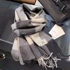 100 % Kaschmir-Winter-Design, Pashmina-Wollschal für Damen, warme, dicke Tücher und Wickel, weiblicher Bufanda, Echarpe, Quaste, Schalldämpfer